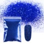 Decor pentru unghii NADP021BB 10g sclipici glitter Albastru Marin